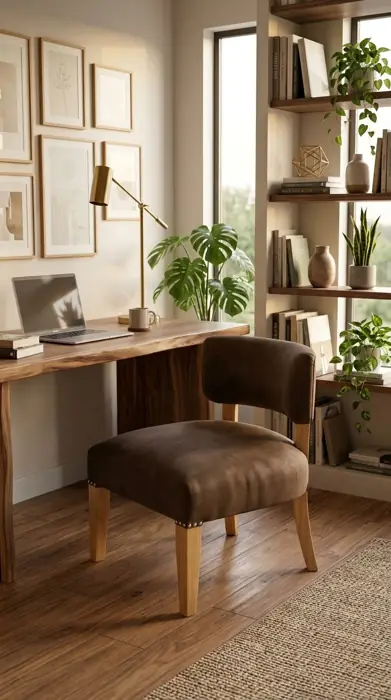 Silla · Marrón (foto de ambiente ilustrativa)