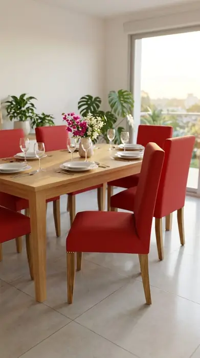 Silla · Rojo (foto de ambiente ilustrativa)