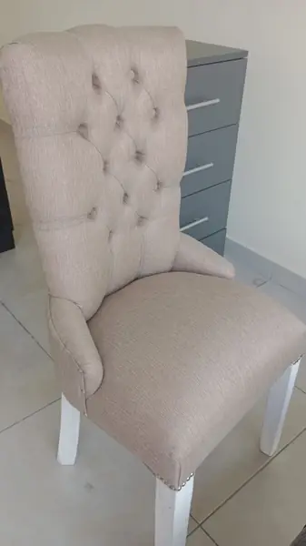 Silla capitoné, foto real
