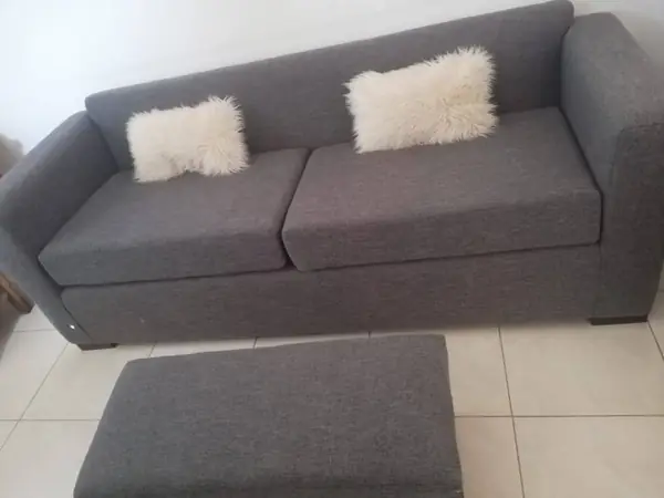 Sillón 2 cuerpos · Plomo